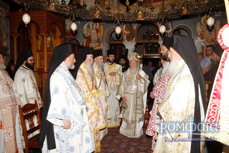 Liturghie arhierească în cinstea Sfântului Paisie Aghioritul, Suroti Grecia
