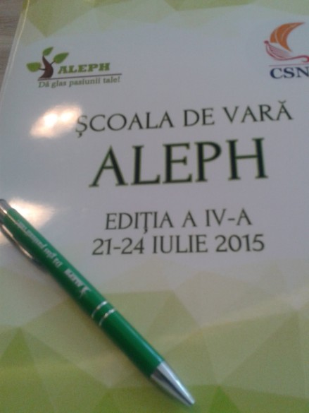 A debutat cea de-a IV- a ediție a Școlii de Vară „ALEPH”