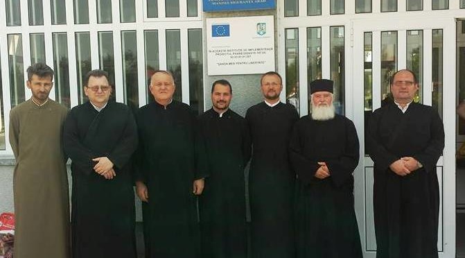 Taina Sfântului Maslu în penitenciarul de la Arad