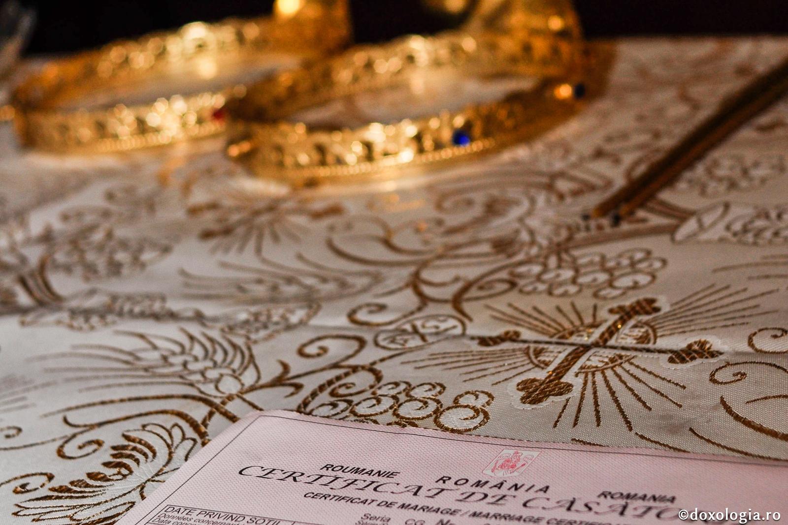 Și omului căsătorit i se cere înfrânare și măsură în toate / Foto: Oana Nechifor cununii