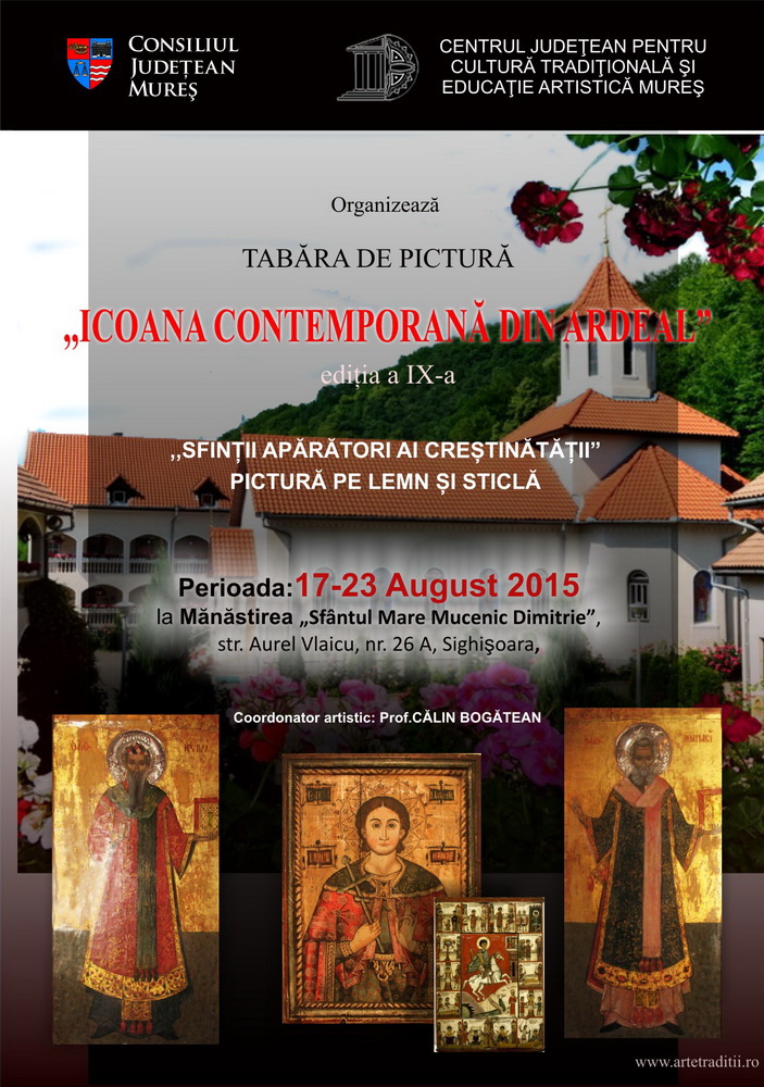 Tabără de icoane la Mănăstirea „Sfântul Mare Mucenic Dimitrie” din Sighişoara