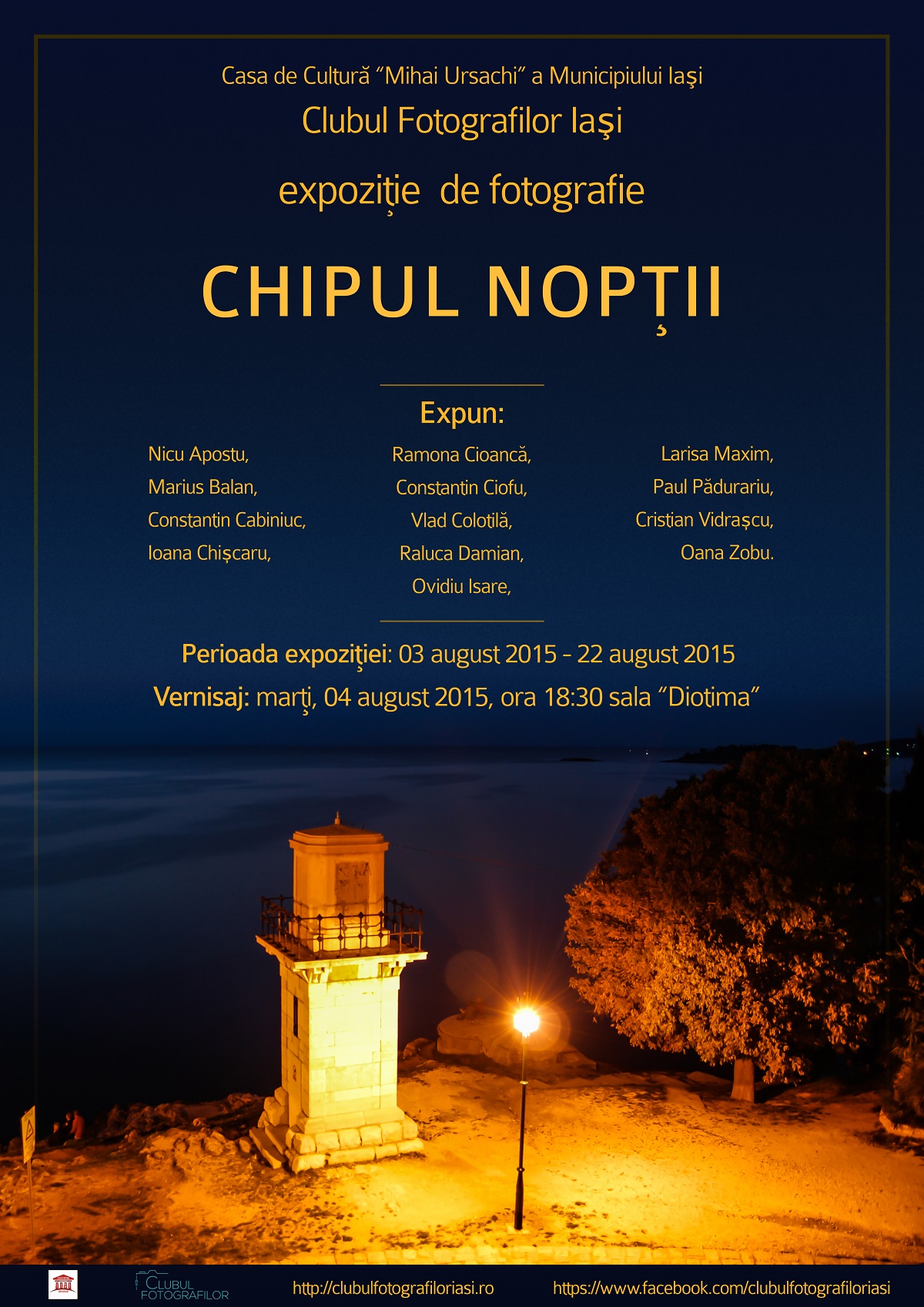 Vernisajul expoziţiei de fotografie &quot;Chipul nopţii&quot;