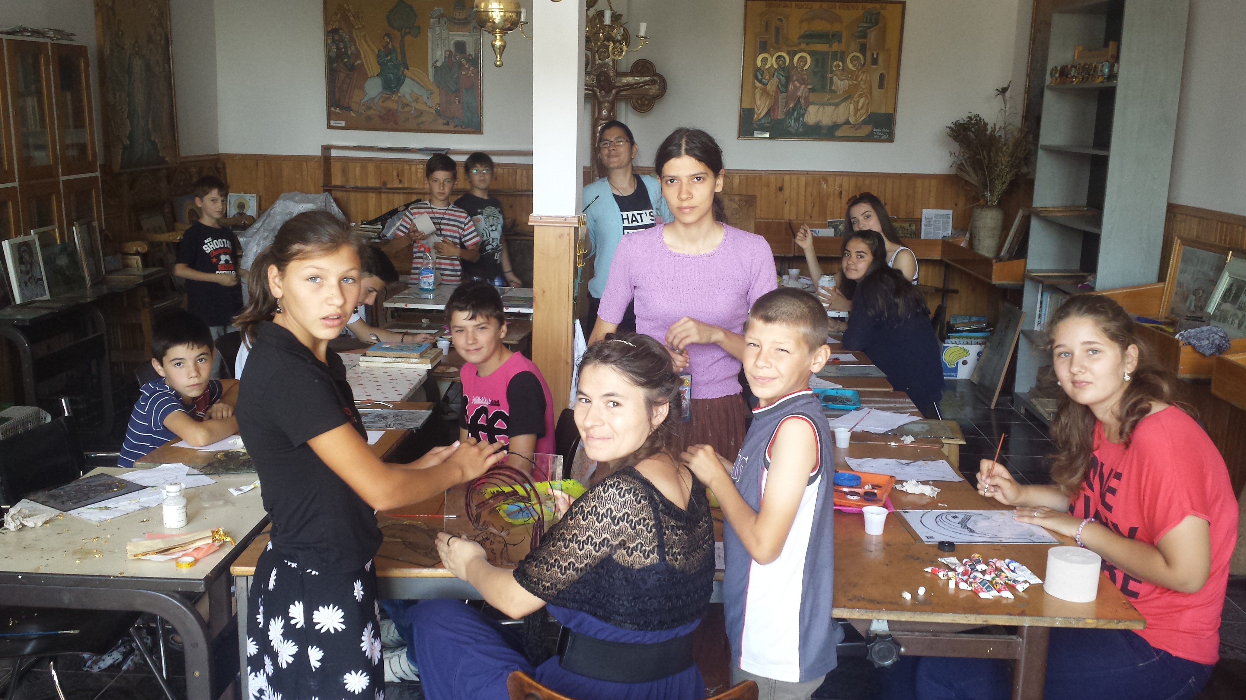 Tabără de creaţie în Parohia Filioara