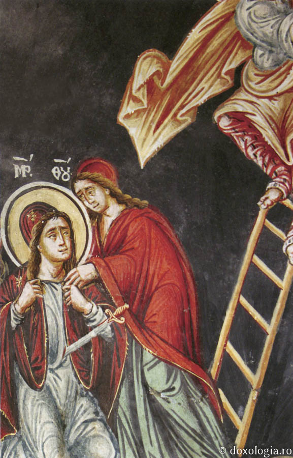 Sprijinul Magdalenei la tânguirea Maicii Domnului