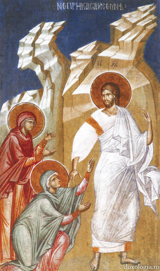 „Nu Mă atinge” - Frescă a Sfintei Mănăstiri Decani