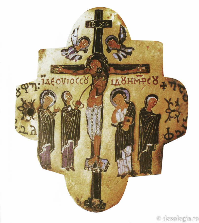 Sfânta Maria Magdalena adună sângele Domnului nostru