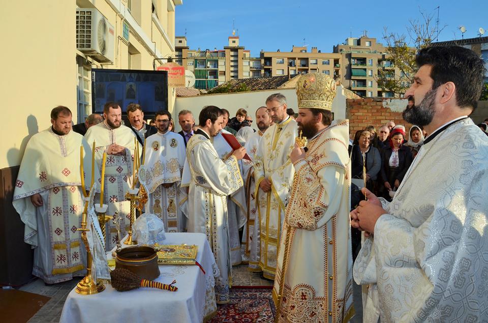 Târnosirea bisericii din Huesca