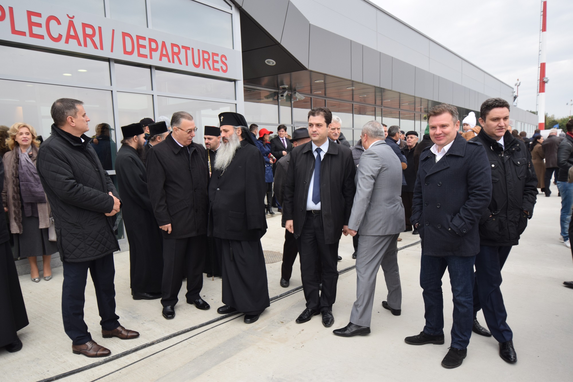 Slujbă de binecuvântare, la inaugurarea celui de-al treilea terminal al Aeroportului Internațional Iași Slujbă de binecuvântare, la inaugurarea celui de-al treilea terminal al Aeroportului Internațional Iași