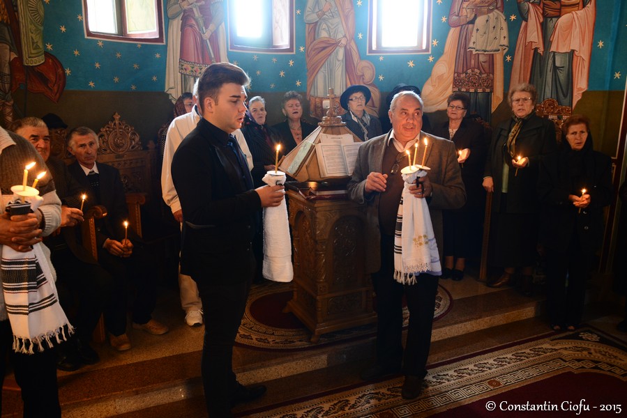 Parastas pentru părintele Vasile Nuţu, la Gura Humorului