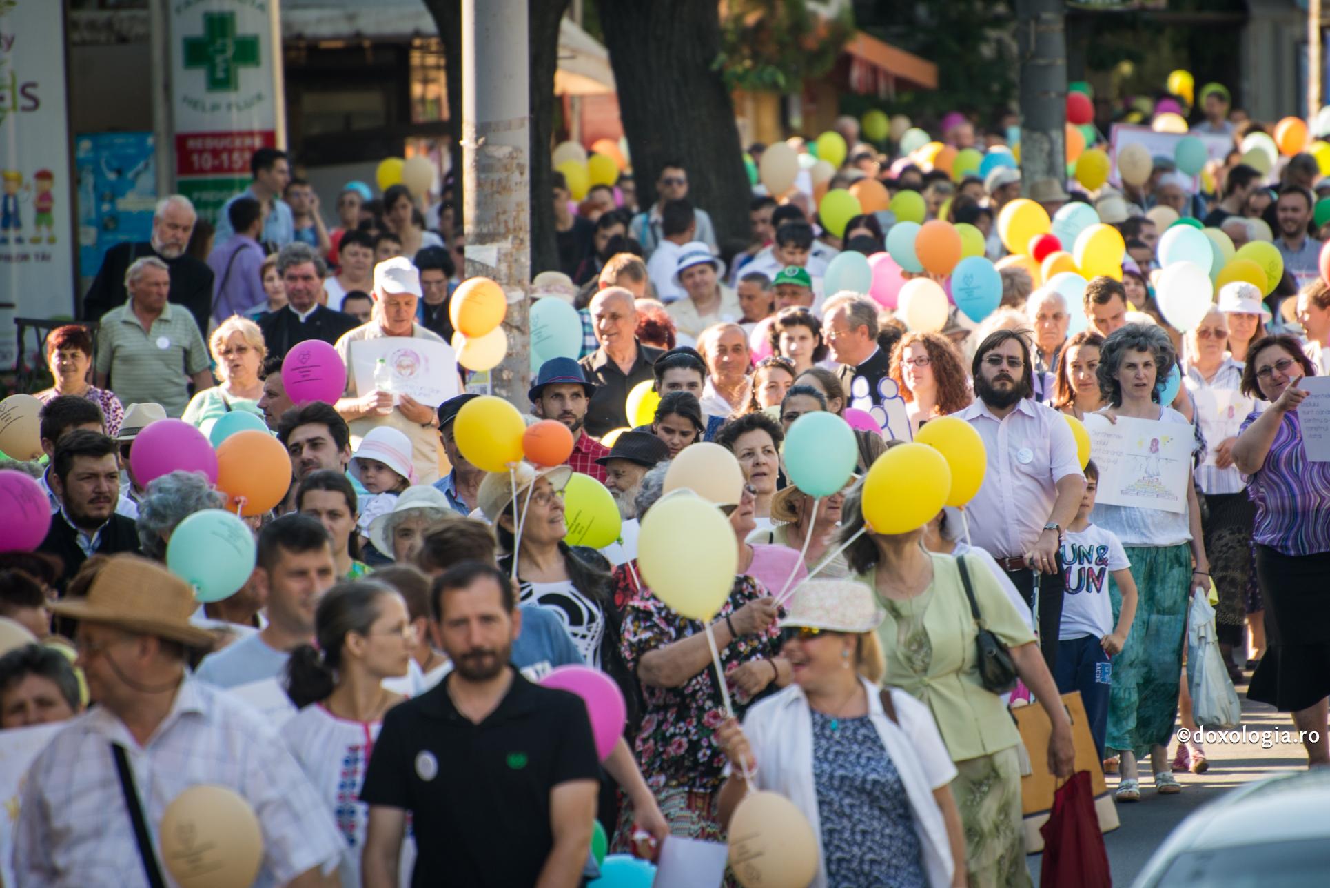 marșul pentru familie