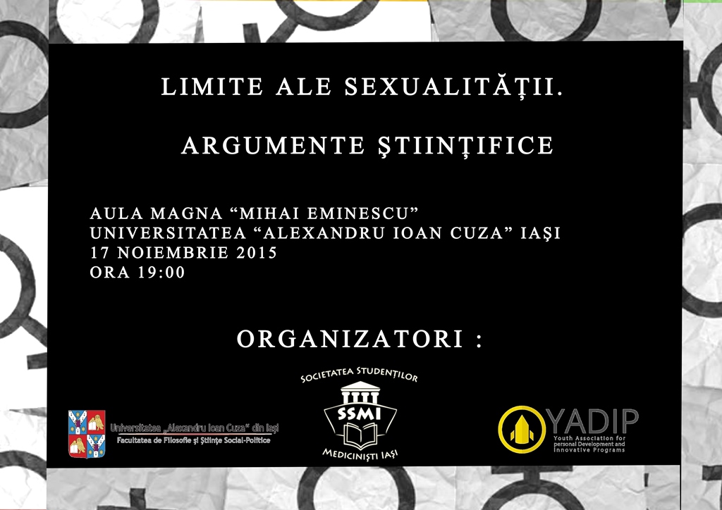 Dezbatere științifică: Limite ale sexualității