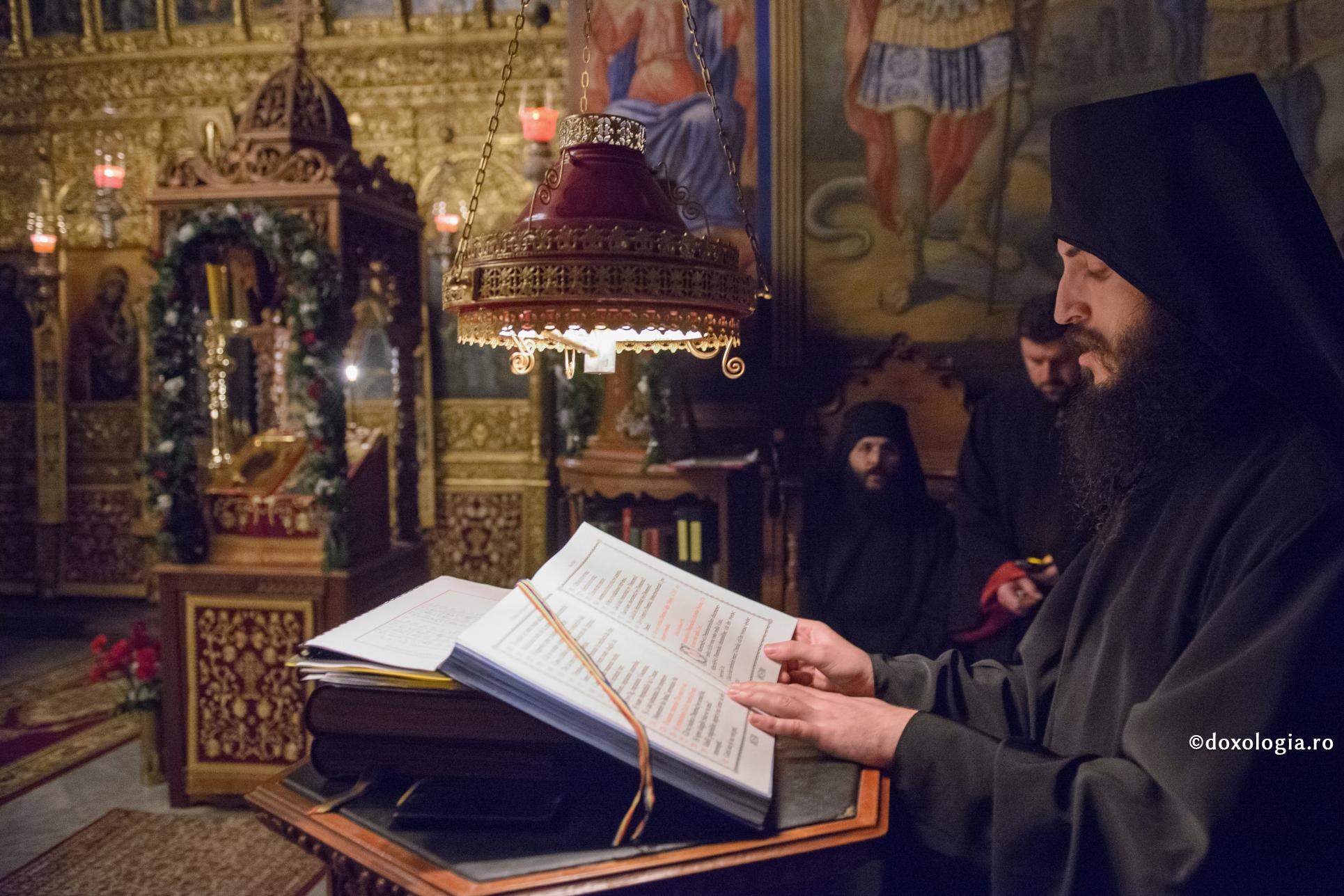 Cele trei virtuți pe care le cere Maica Domnului de la călugării din Athos / Foto: Pr. Silviu Cluci călugăr în strană