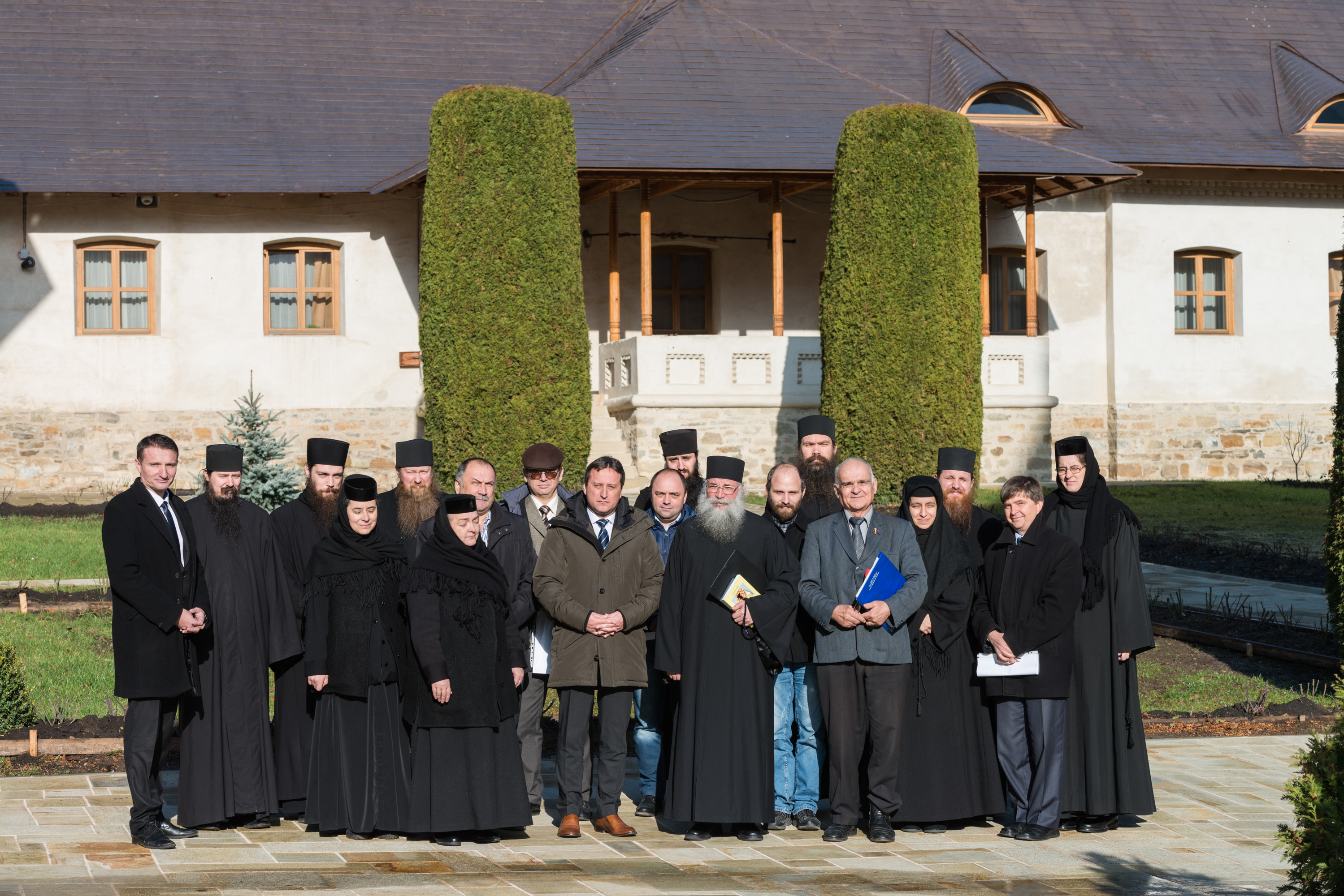 Conferință de presă la încheierea proiectului de restaurare, modernizare și conservare de la Mănăstirea Putna