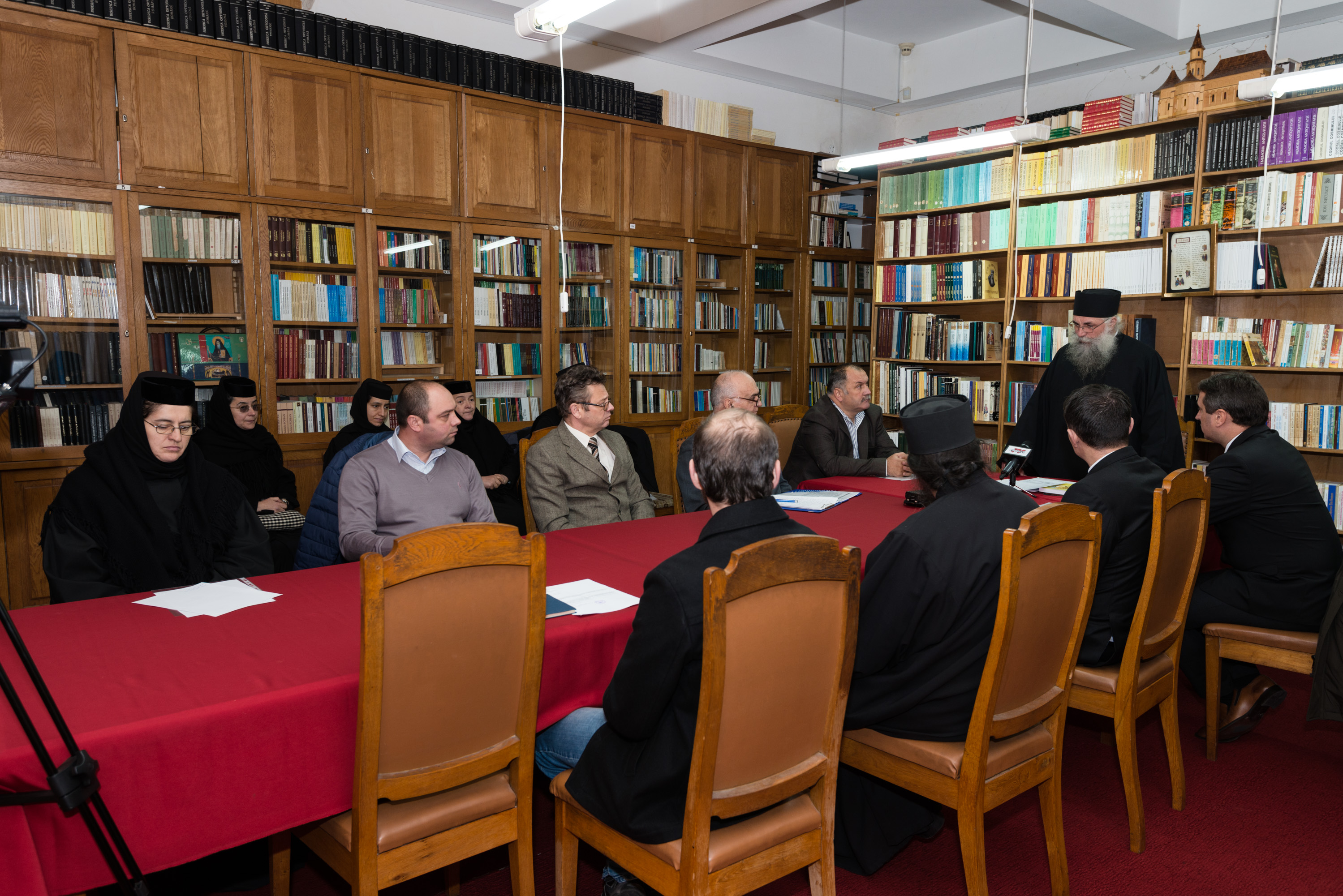 Conferință de presă la încheierea proiectului de restaurare, modernizare și conservare de la Mănăstirea Putna