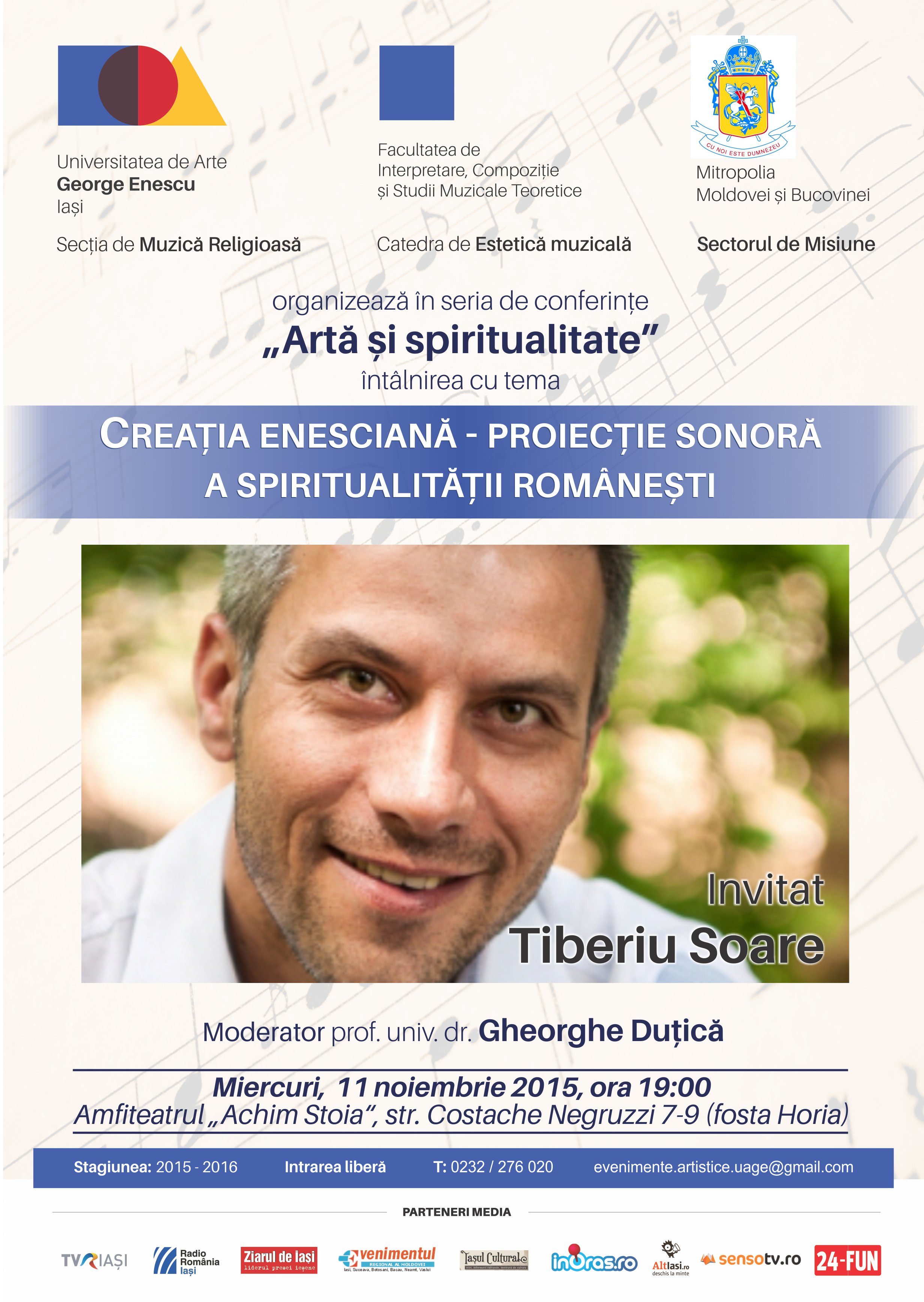 Eveniment de excepție cu dirijorul Tiberiu Soare