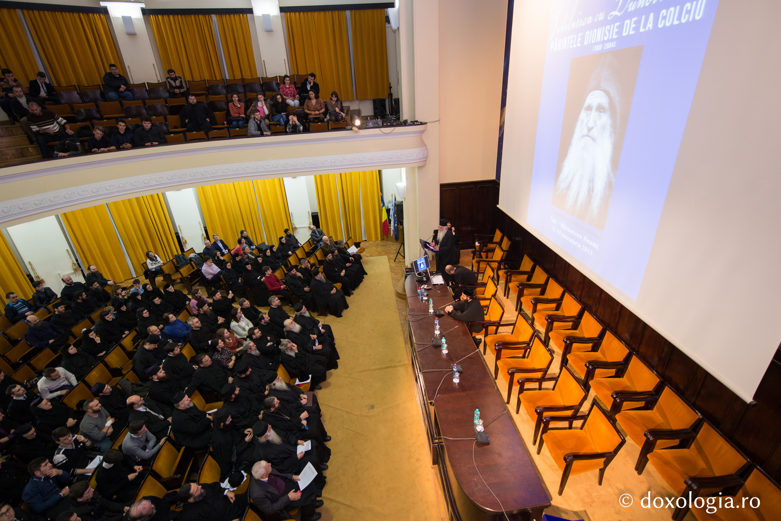 Părintele Dionisie de la Colciu - deschiderea oficială a Simpozionului