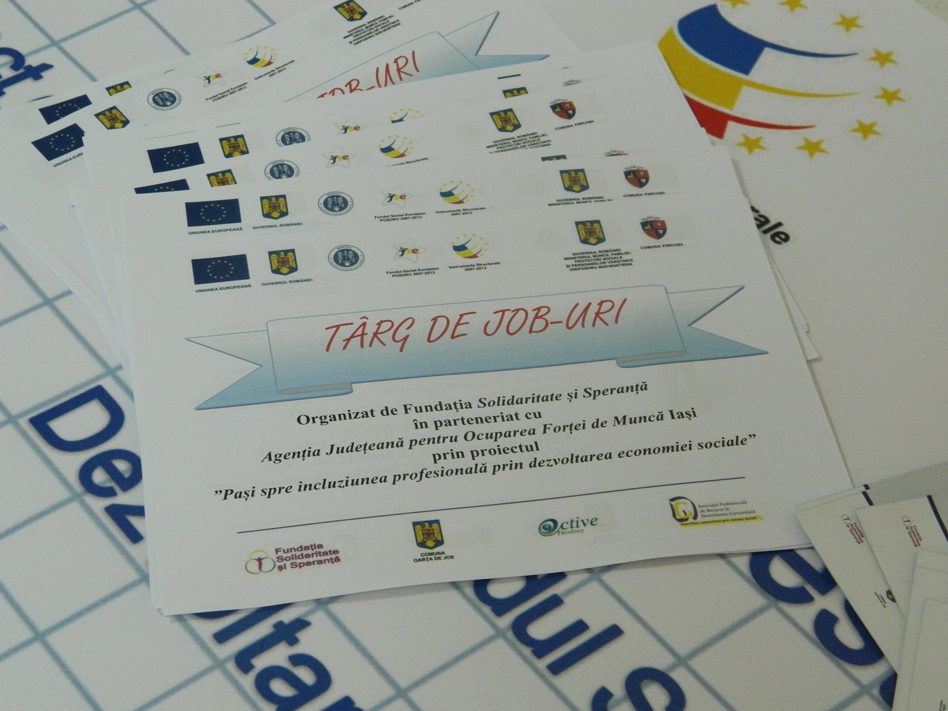 Târg de locuri de muncă, organizat de către Fundația Solidaritate și Speranță