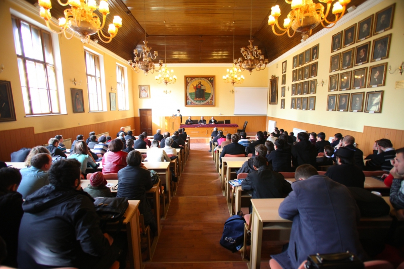 Părintele Damaschin Grigoriatul a conferențiat la Sibiu