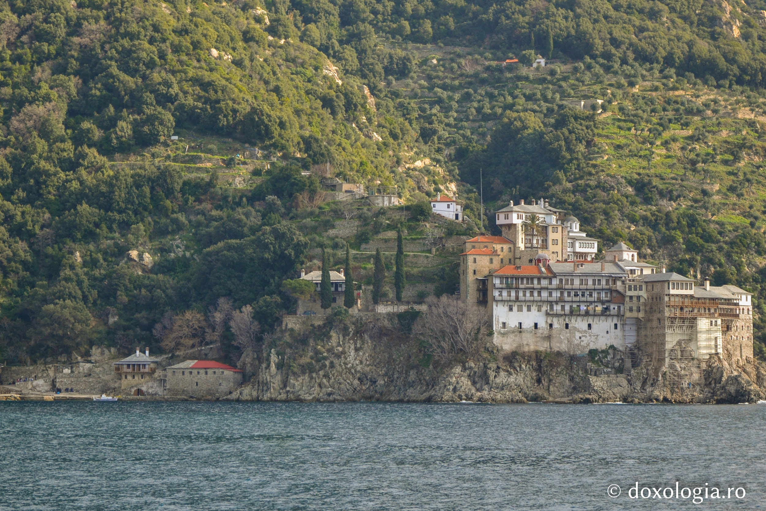 Mănăstirea Grigoriu – Athos / Foto: Pr. Silviu Cluci Mănăstirea Grigoriu – Athos