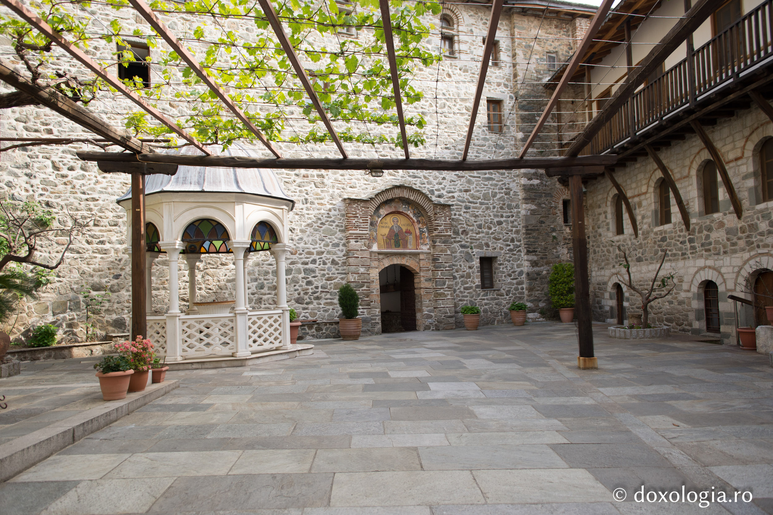 Mănăstirea Grigoriu – Athos / Foto: Pr. Silviu Cluci Mănăstirea Grigoriu – Athos