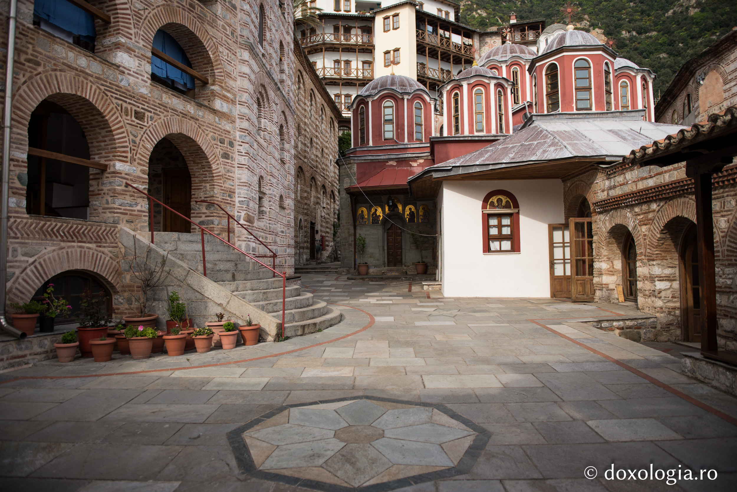 Mănăstirea Grigoriu – Athos / Foto: Pr. Silviu Cluci Mănăstirea Grigoriu – Athos