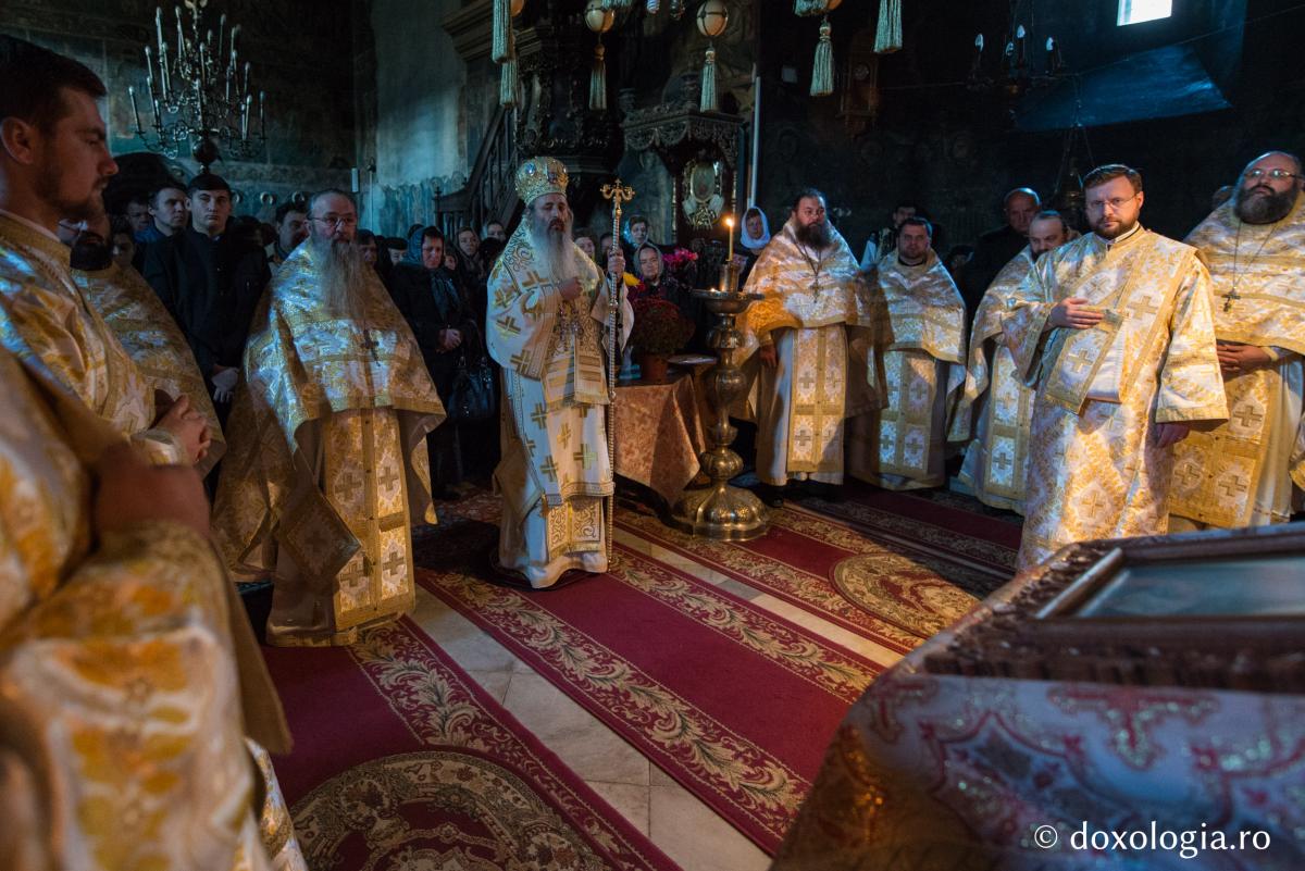 Sfântul Cuvios Paisie Velicicovschi, serbat la Mănăstirea Neamț prin Liturghie arhierească