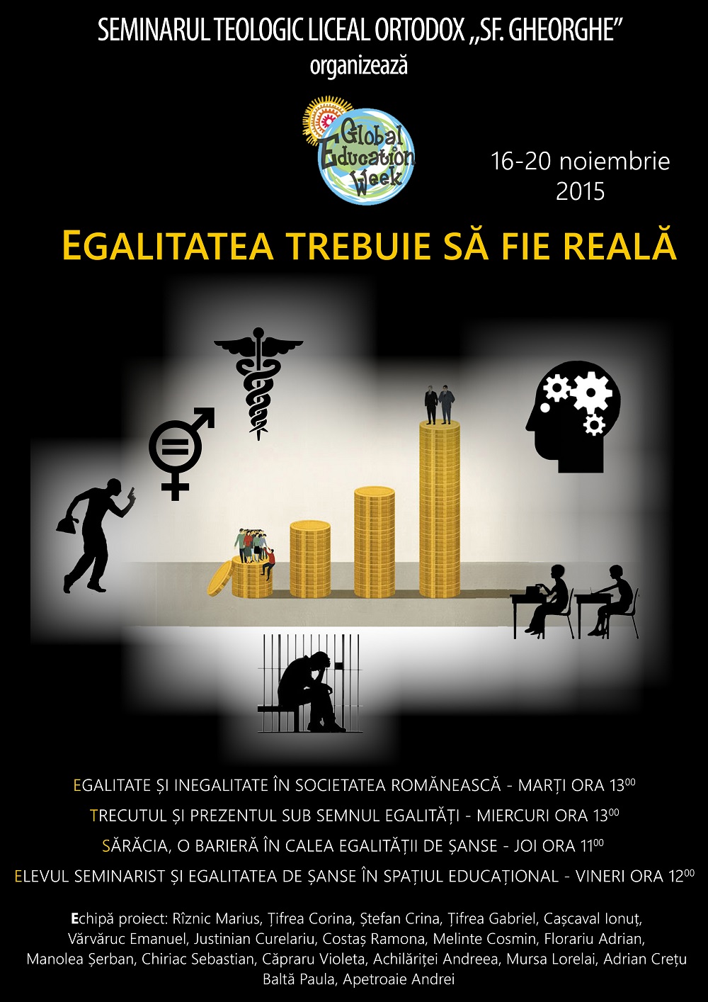 „Săptămâna Educaţiei Globale“, la Seminarul Teologic Liceal Ortodox „Sf. Gheorghe“ din Botoşani