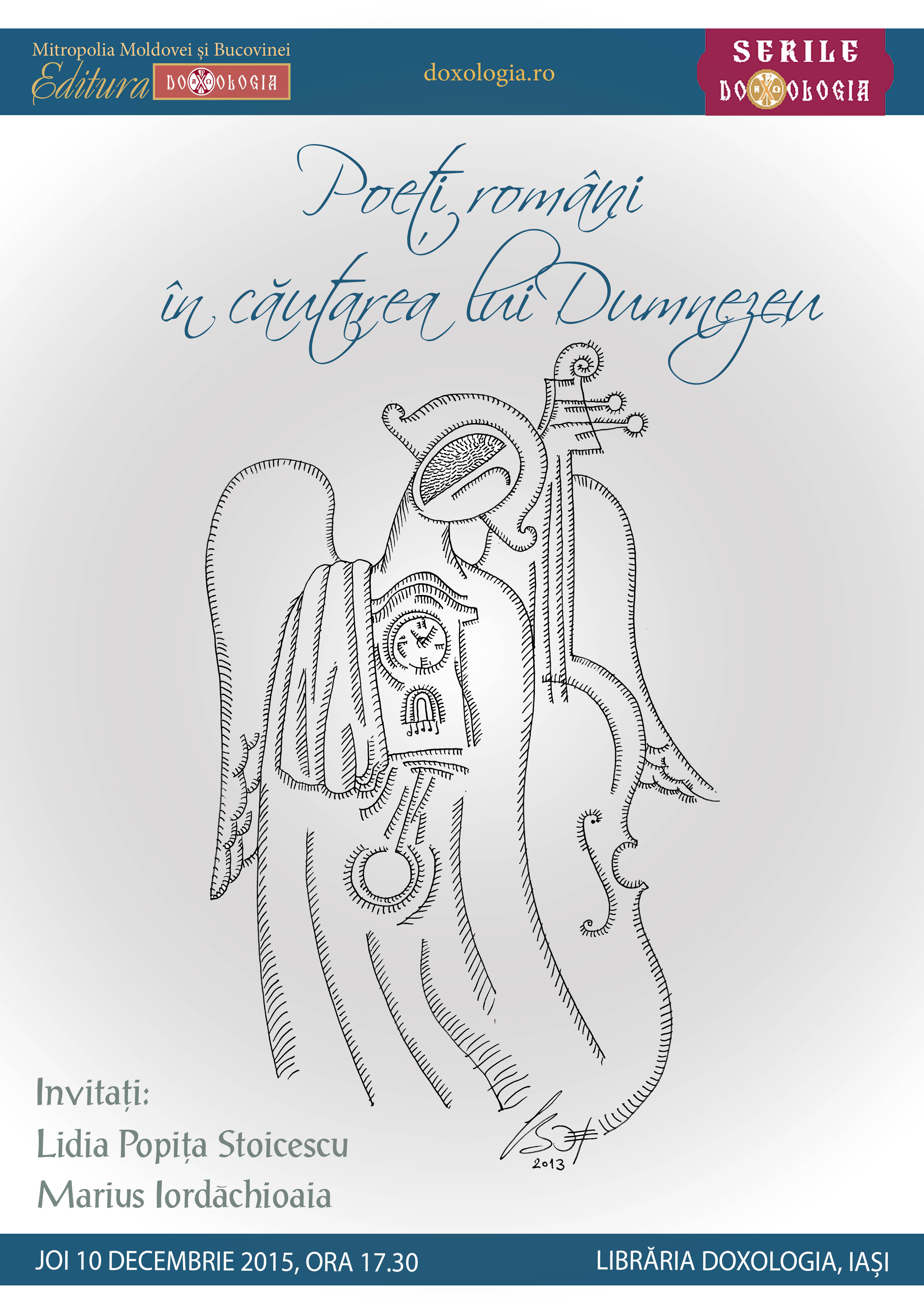 Seară de poezie la Librăria Doxologia din Iași