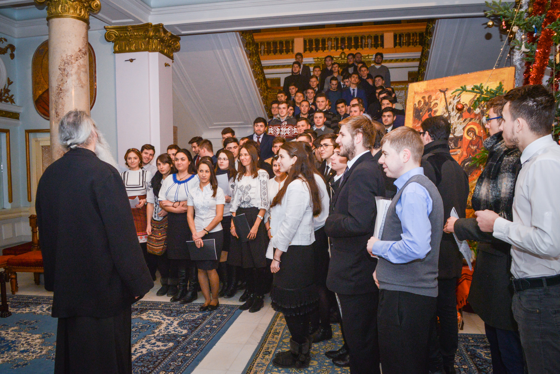 Colindători la Reședința Mitropolitană - Anul I, Teologie Iași