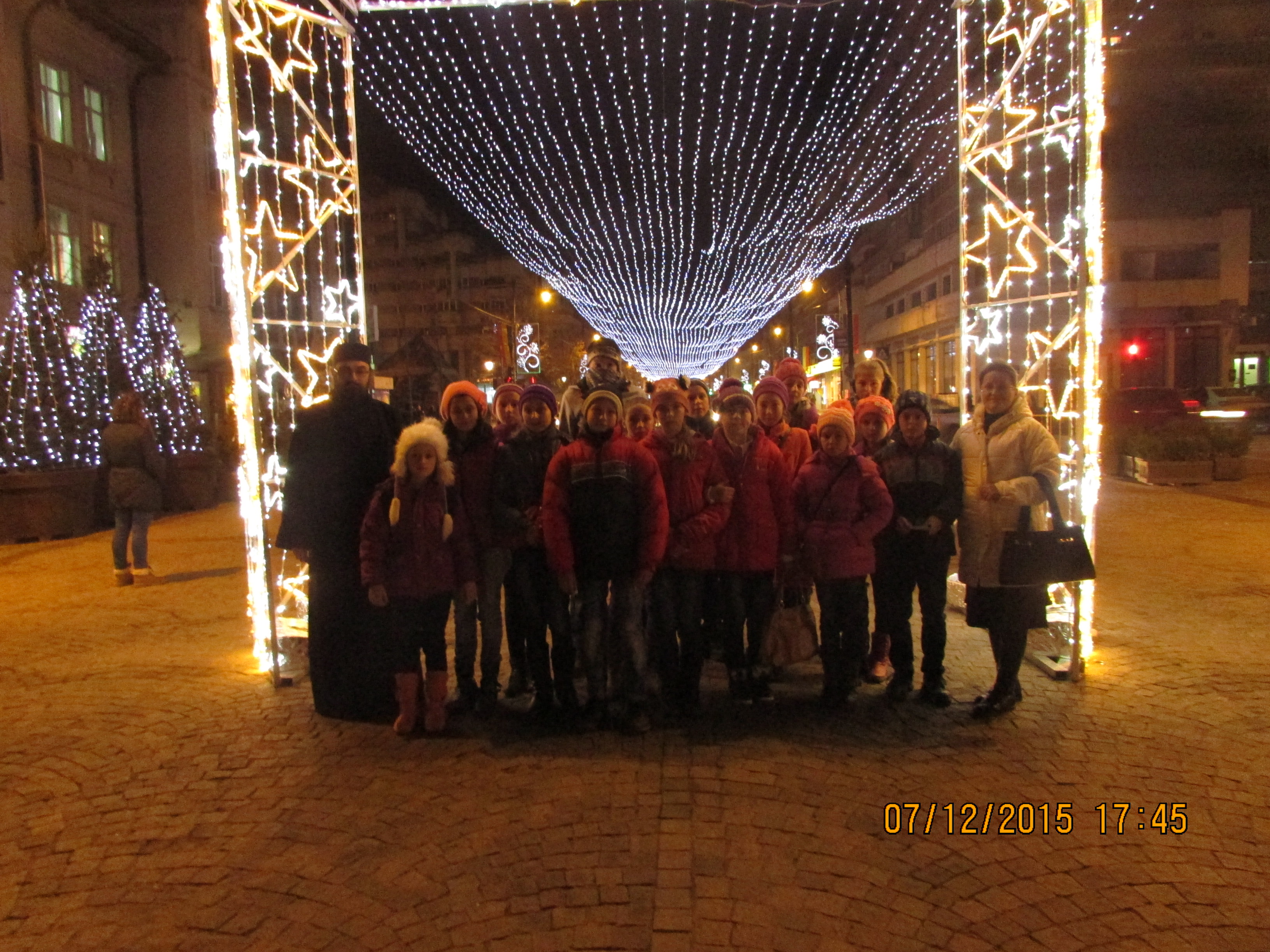 Copiii din corul Parohiei Pleșani, în vizită la Iași