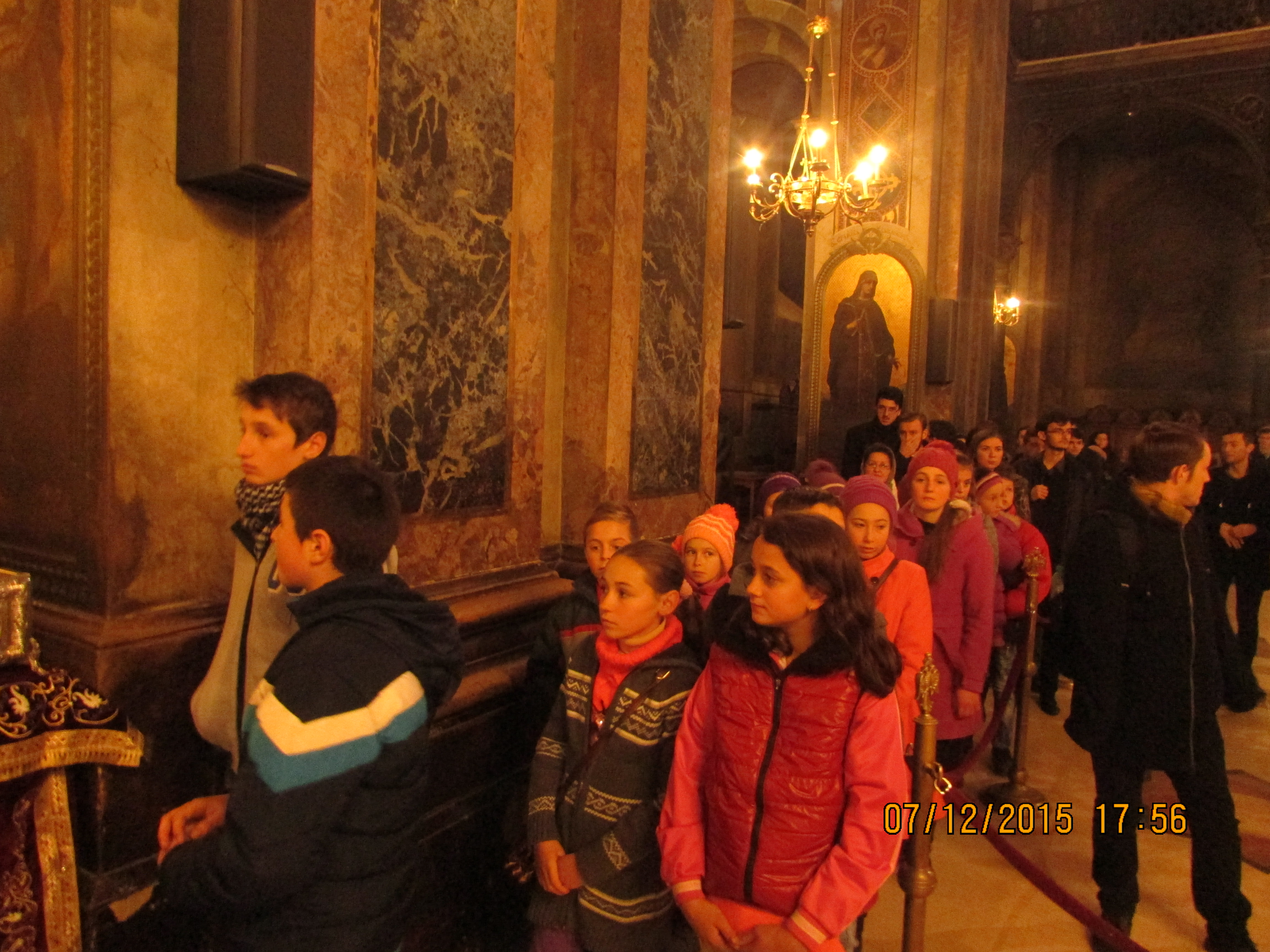 Copiii din corul Parohiei Pleșani, în vizită la Iași