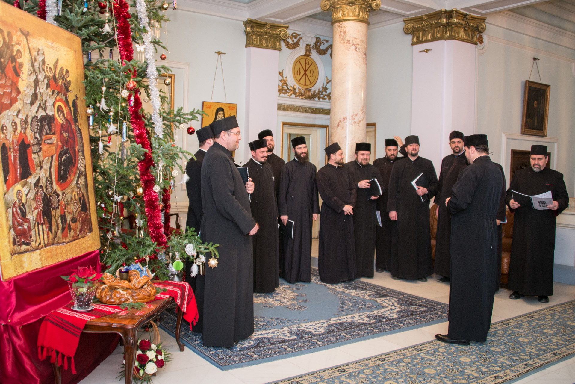 Colindători la Reședința Mitropolitană - Corul protopopiatului Iași 3