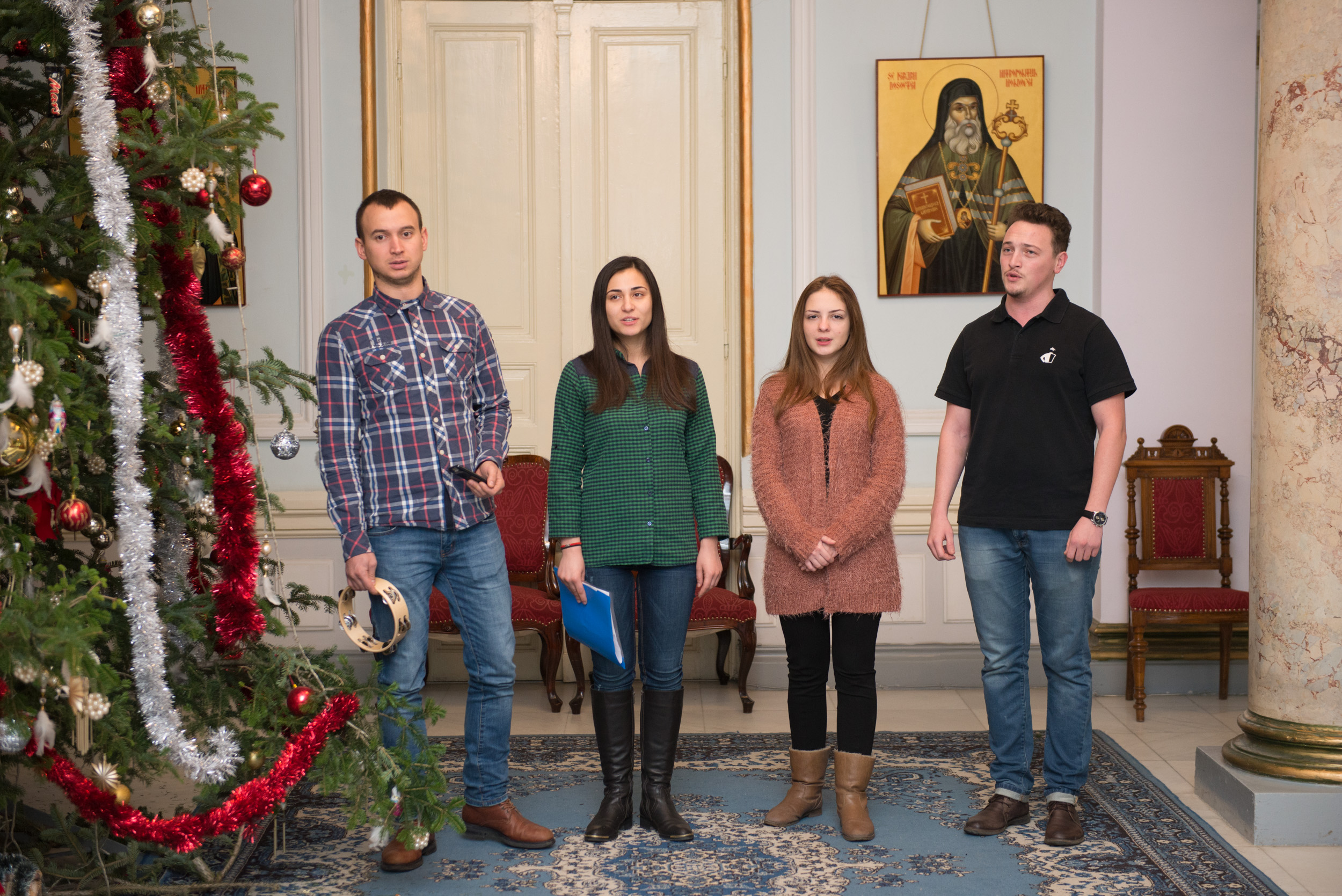 Colindători la Reședința Mitropolitană - Cvartet vocal
