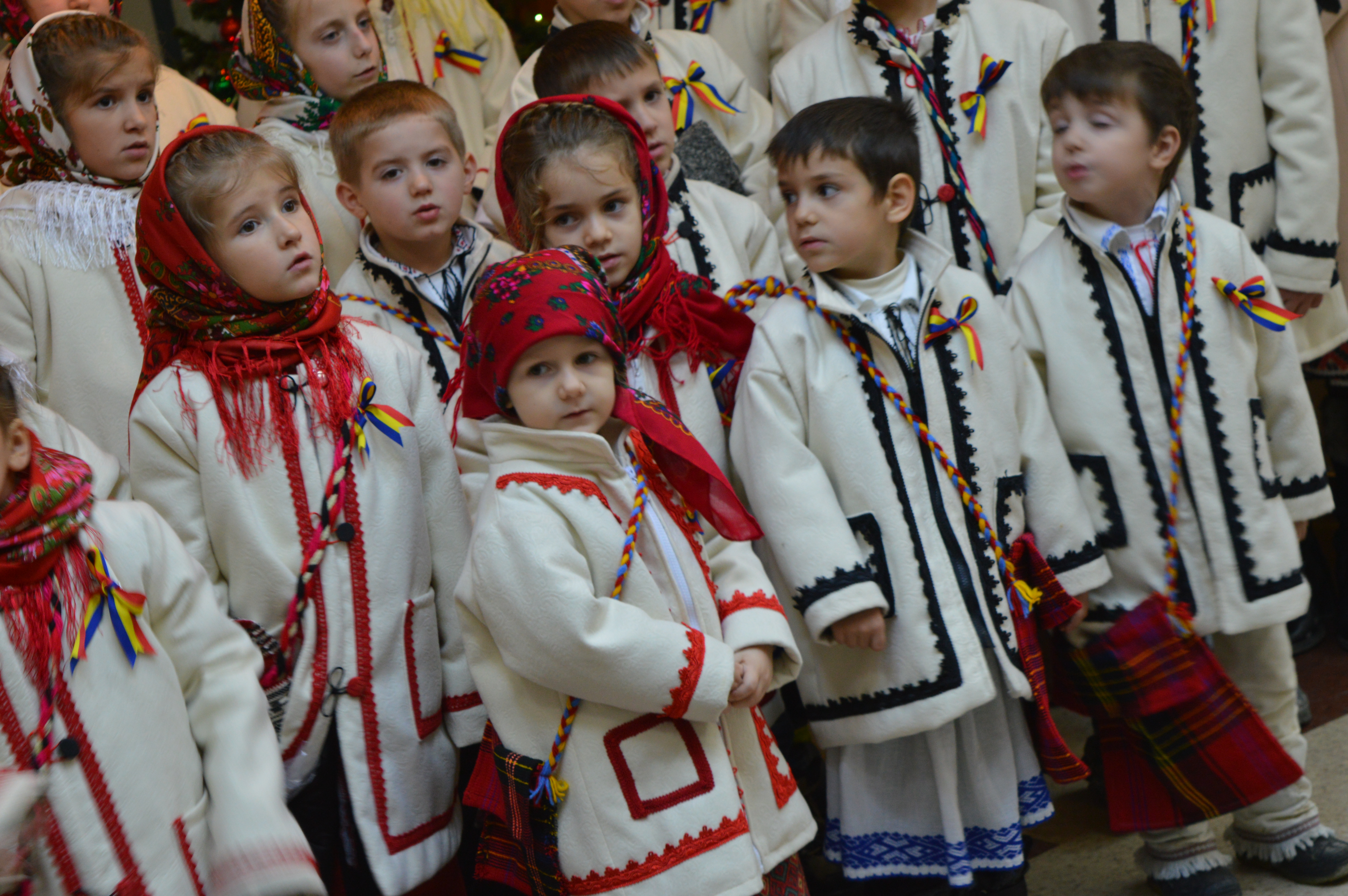 Colindători la Policlinica Providența