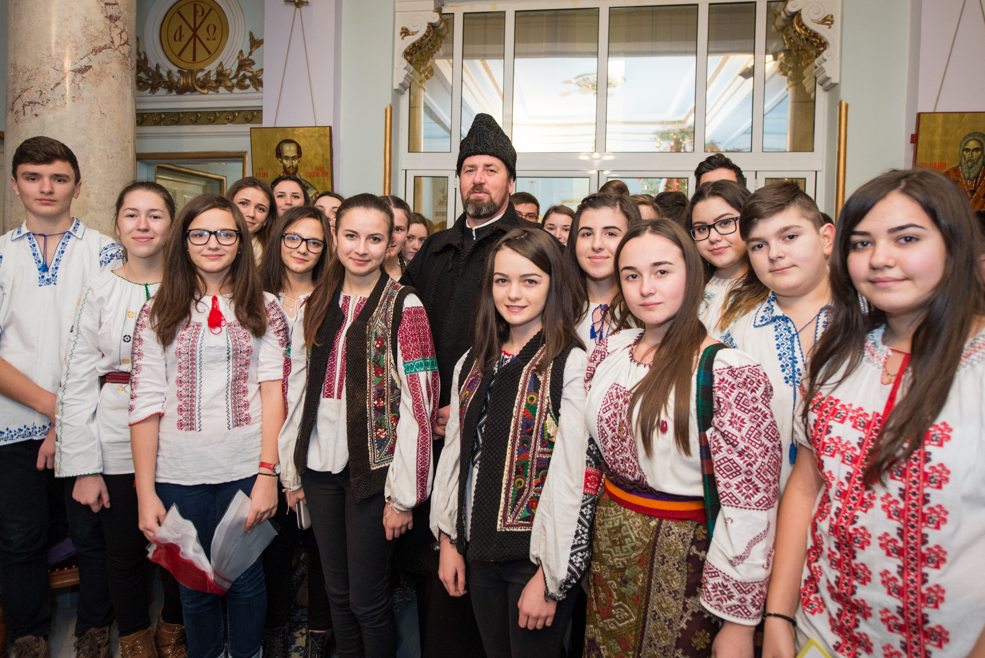 Colindători la Reședința Mitropolitană - Filialele ATOR din Moldova