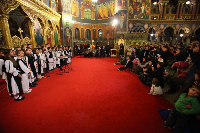 Colindători la Catedrala mitropolitană din Sibiu