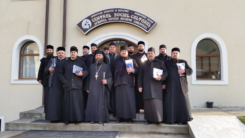 Corala preoțească a Protopopiatului Iași III a cântat „colindul sfânt și bun”