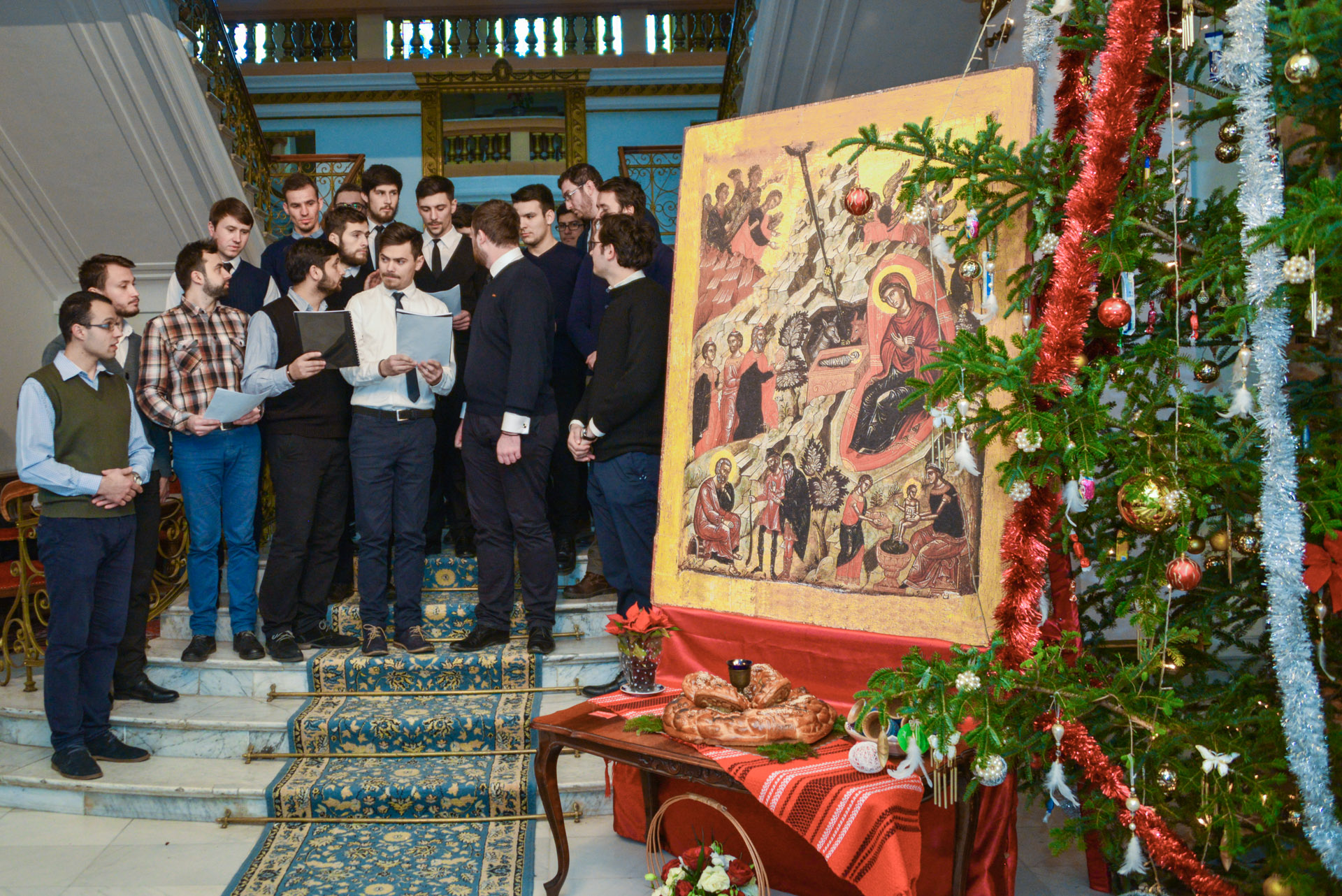 Colindători la Reședința Mitropolitană - Master, Facultatea de Teologie „Dumitru Stăniloae”, Iași