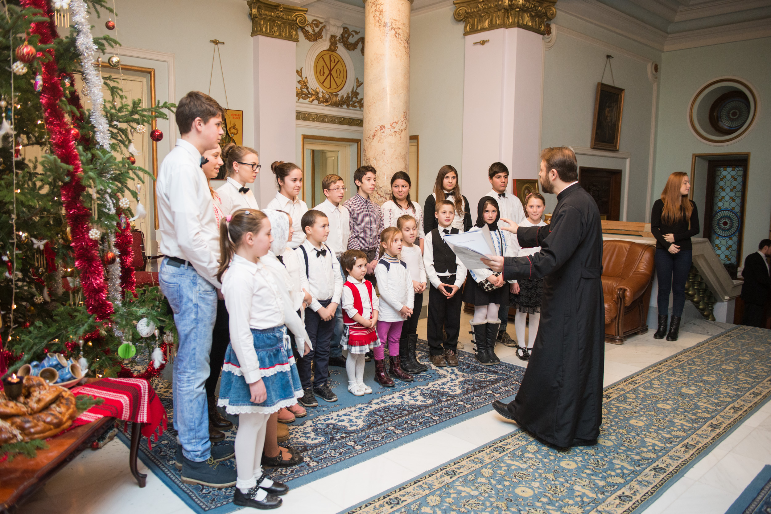 Colindători la Reședința Mitropolitană - Parohia Movileni, Iaşi