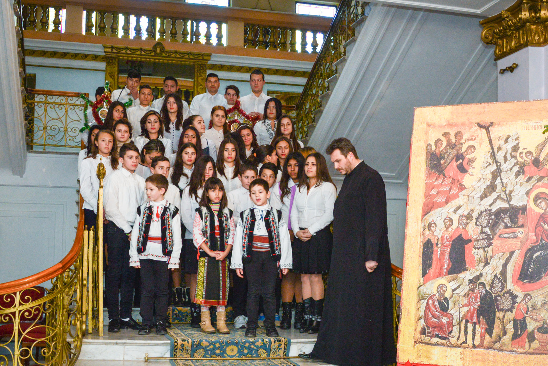 Colindători la Reședința Mitropolitană - Parohia Pietriș