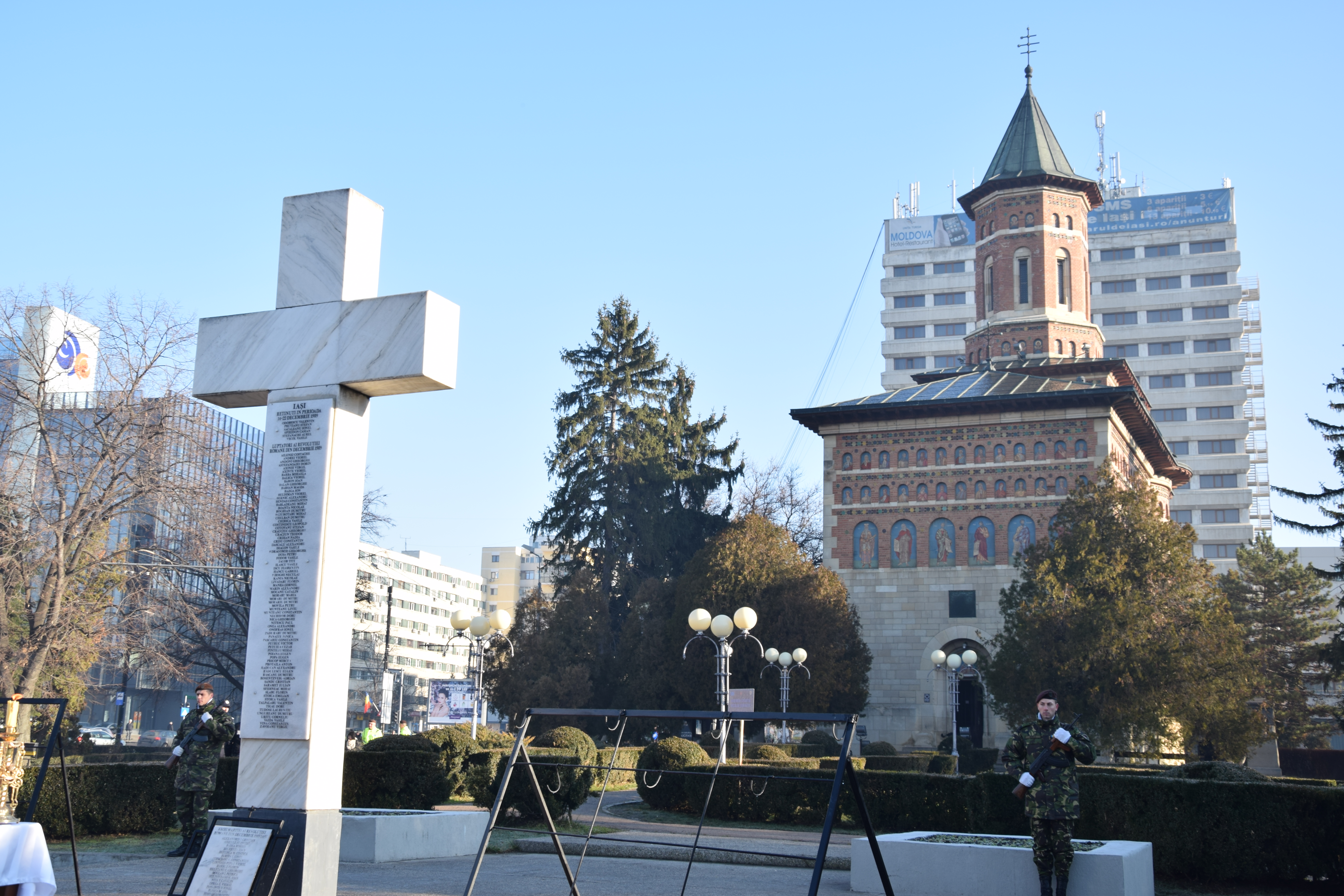 Rugăciuni pentru eroii Revoluției din 1989, la Iași