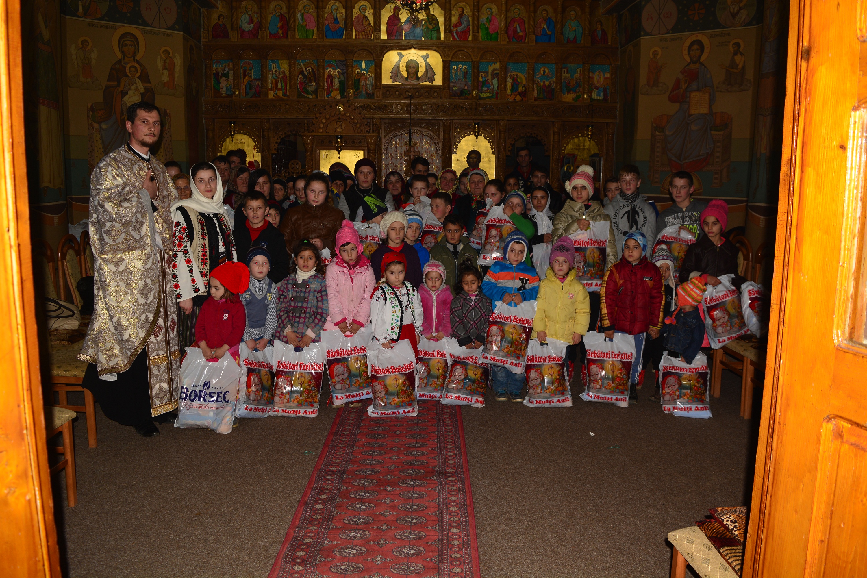 Proiect social-filantropic în Parohia Poiana - Brăești