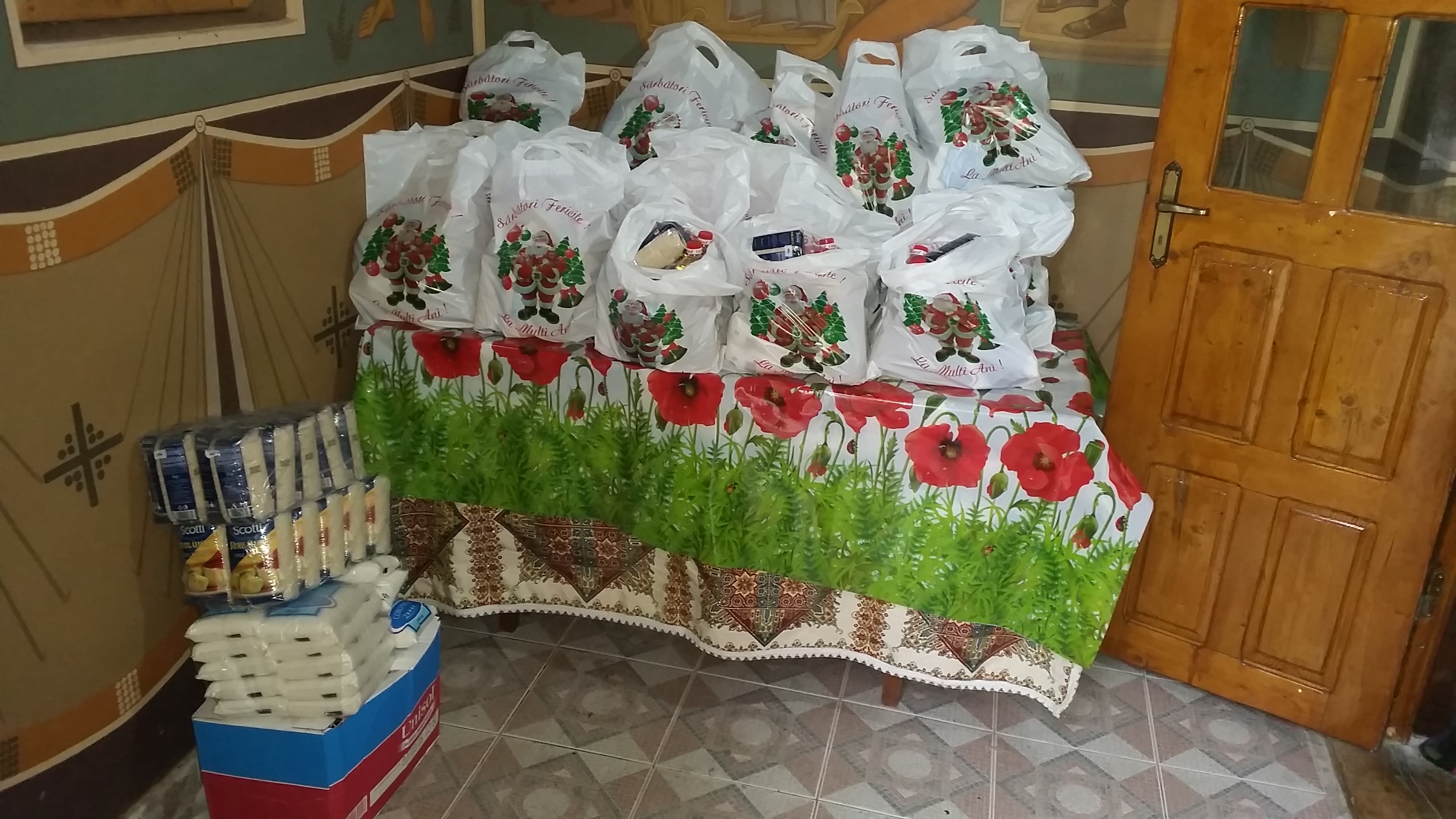 Proiect social-filantropic în Parohia Poiana - Brăești