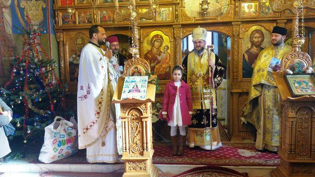 Liturghie arhierească la parohia din Ogrezeni, Protopopiatul Bolintin