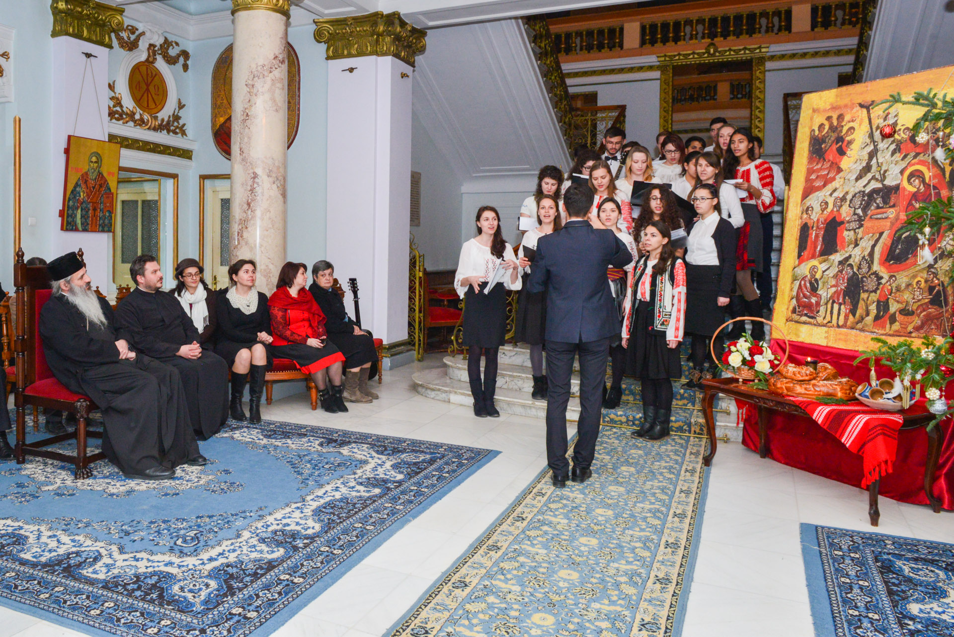 Colindători la Reședința Mitropolitană - Voluntarii ProVita Iași