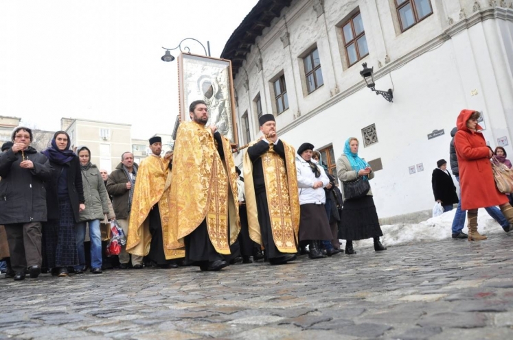 Procesiune în Centrul Vechi al Capitalei