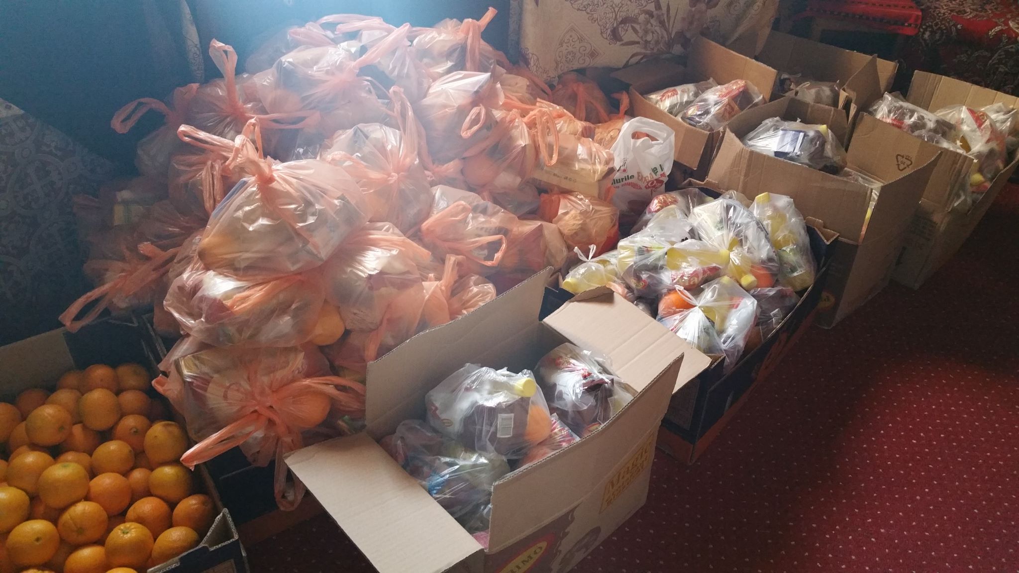 Acţiuni filantropice la Păstrăveni