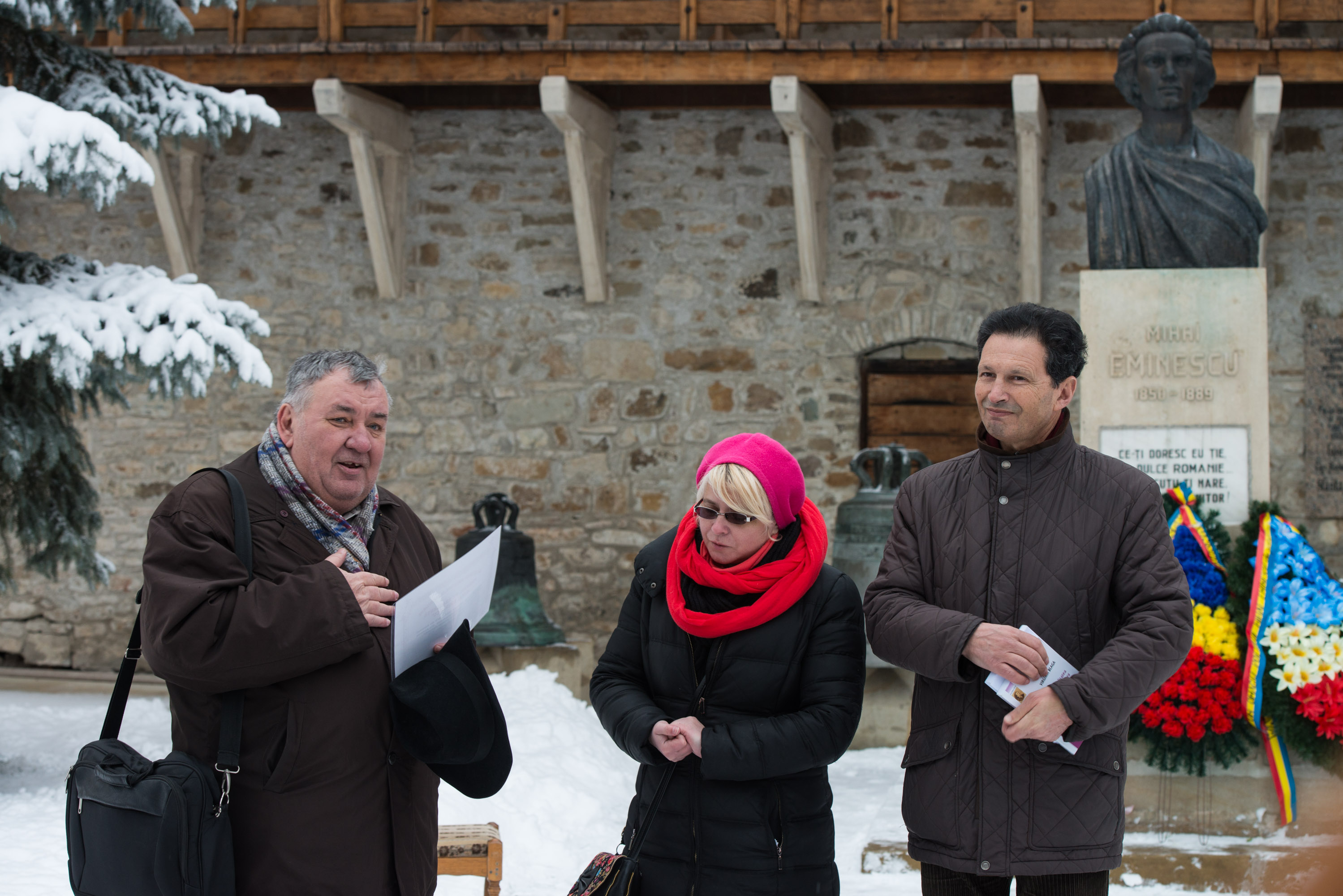 Foto: monah Timotei Tiron Festivalul literar „Mihai Eminescu“, la Putna