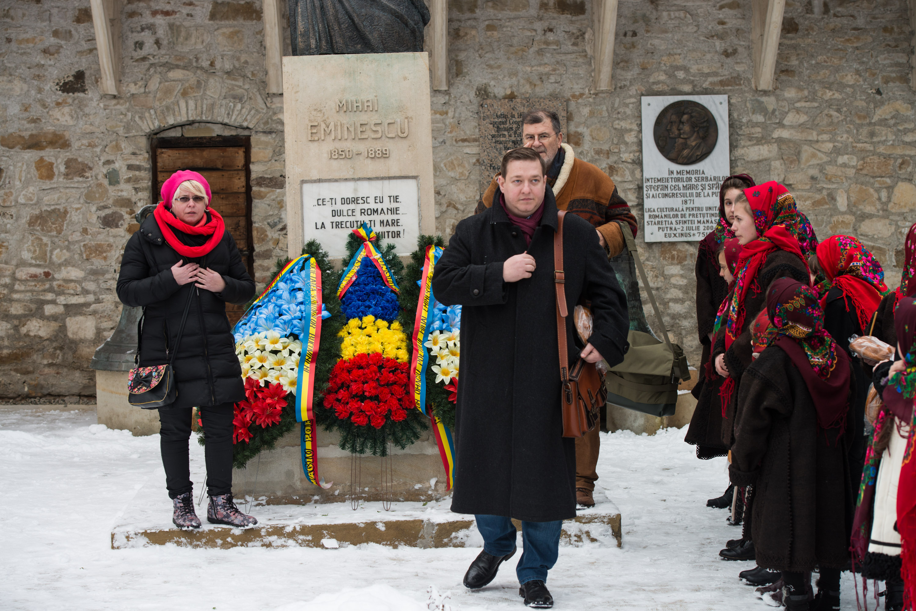 Foto: monah Timotei Tiron Festivalul literar „Mihai Eminescu“, la Putna