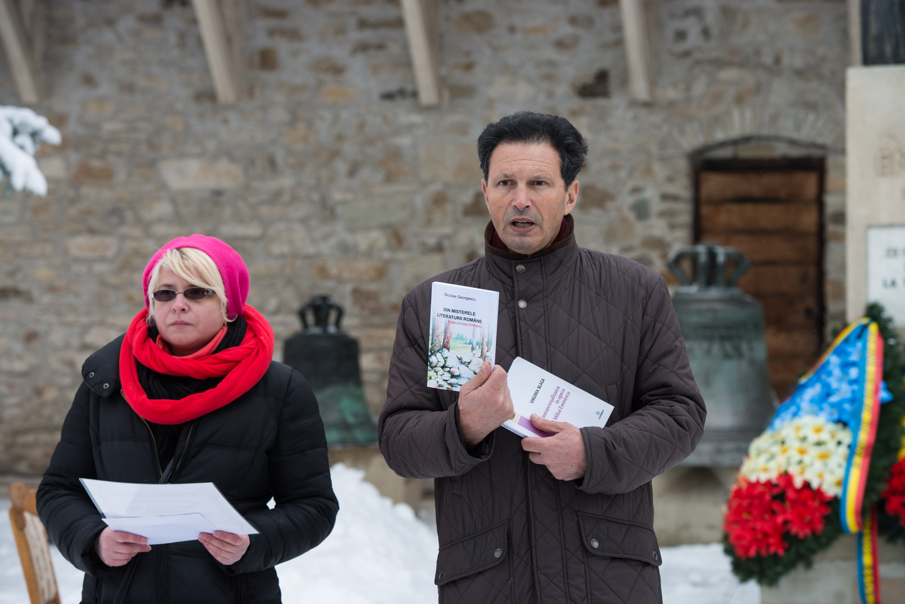 Foto: monah Timotei Tiron Festivalul literar „Mihai Eminescu“, la Putna